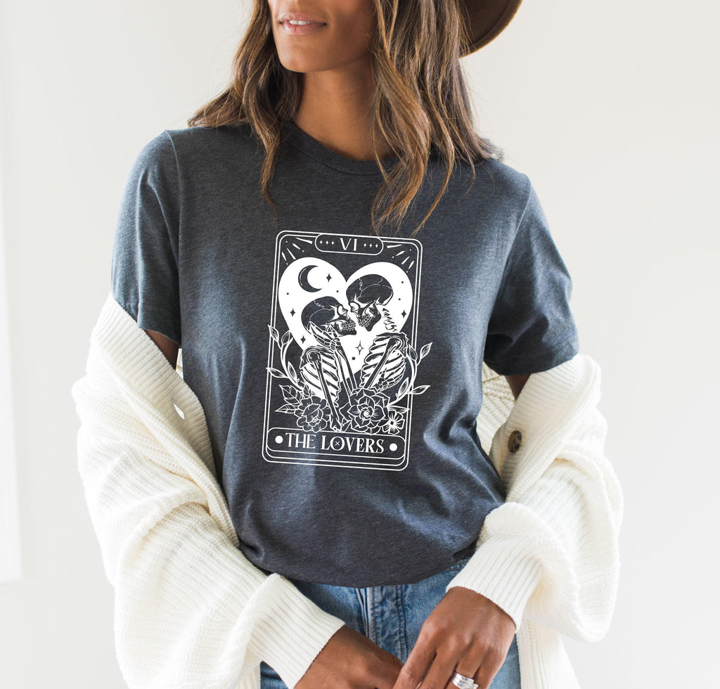 Loving Story Shirts, Women's Skeleton Sweatshirts, Girl's Aesthetic Hoodie, Indie Shirt, Grunge Tshirts, Witchy Gifts For New Fiancee