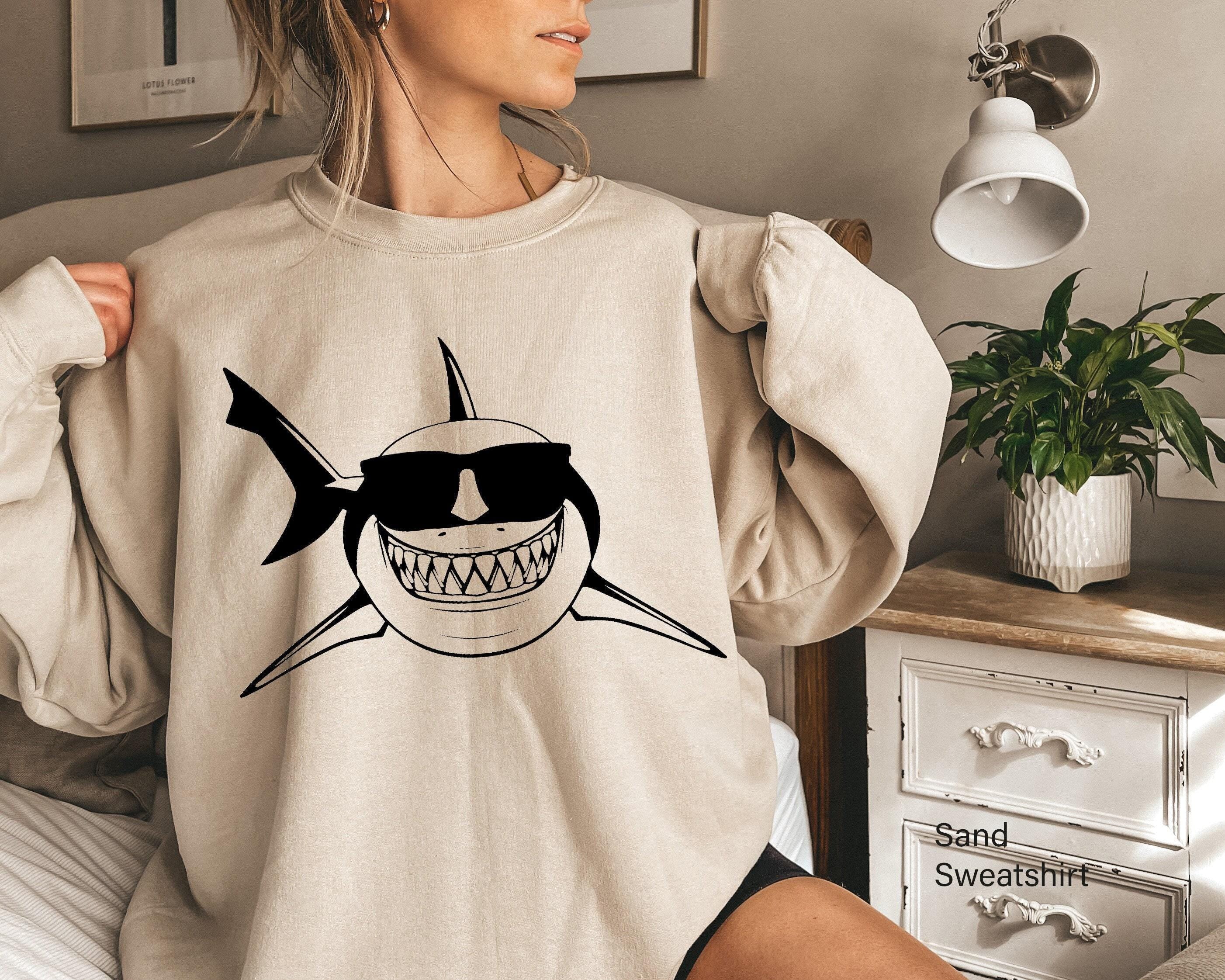 Funny Shark Sweatshirt | Shark With Sunglasses Hoodie, Trendy Gifts For Him, Animal Lover Gifts, Gifts For Son, Shark Sh