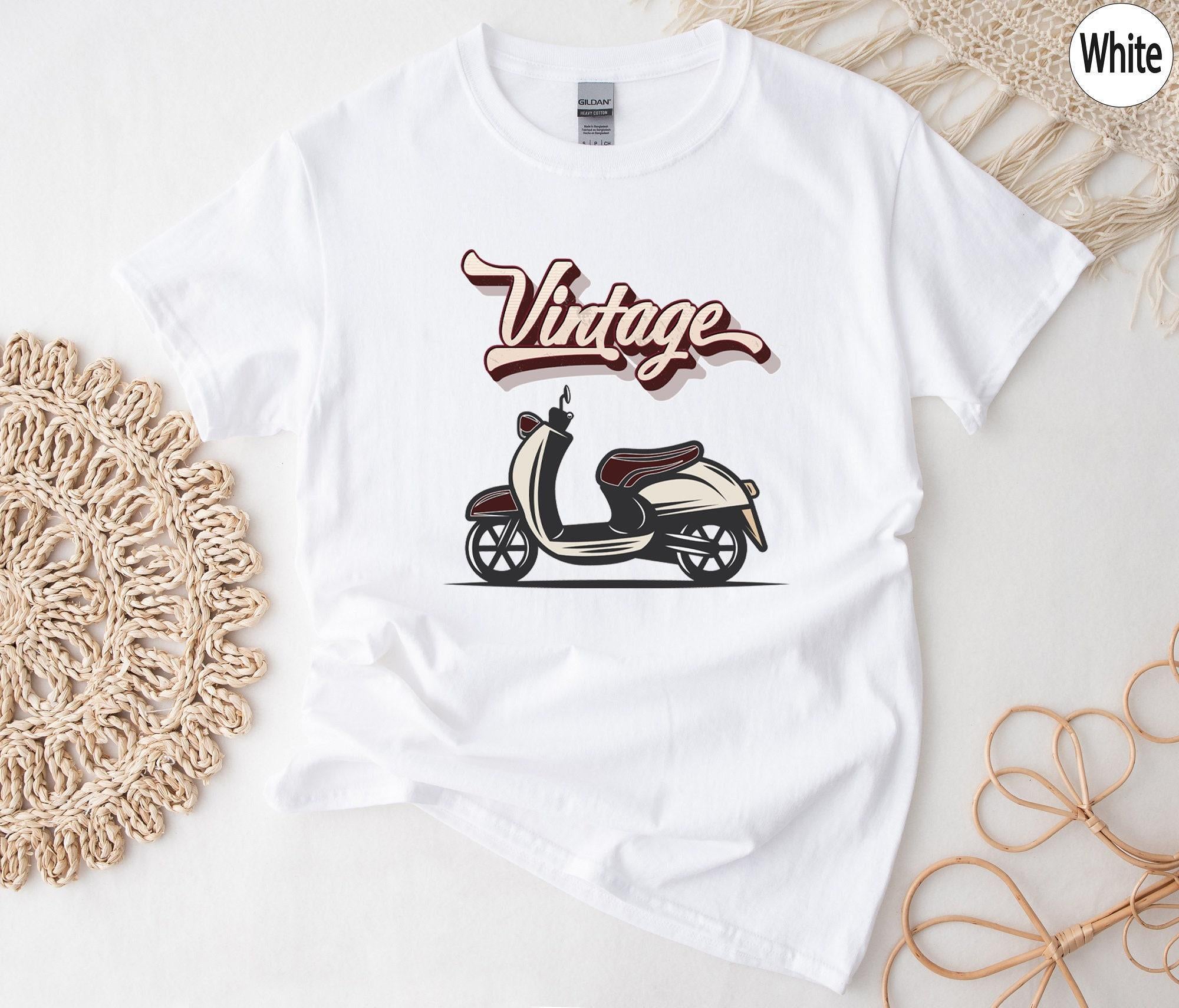 Vintage Motorcycle Shirt, Cute Vintage Sweatshirt, Retro Motorbike T-shirt, Cyclist Gifts, Trendy Biker Shirt, Valentine