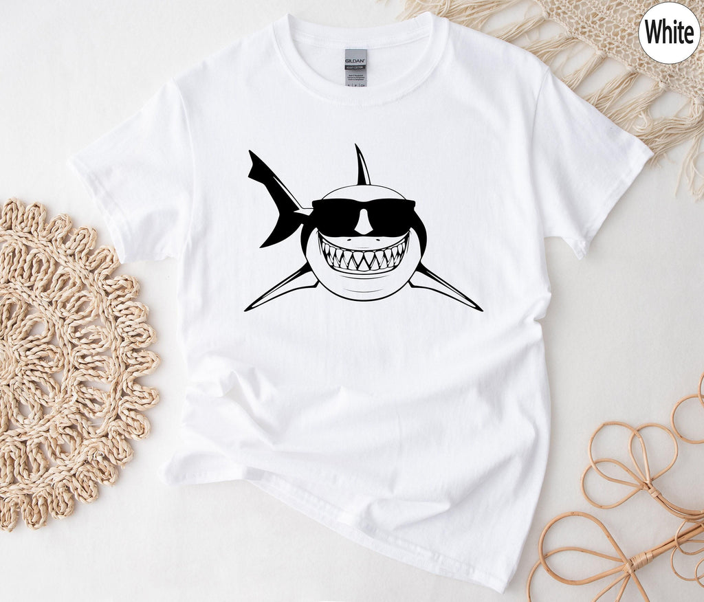 Funny Shark Sweatshirt | Shark With Sunglasses Hoodie, Trendy Gifts For Him, Animal Lover Gifts, Gifts For Son, Shark Shirt For Kids