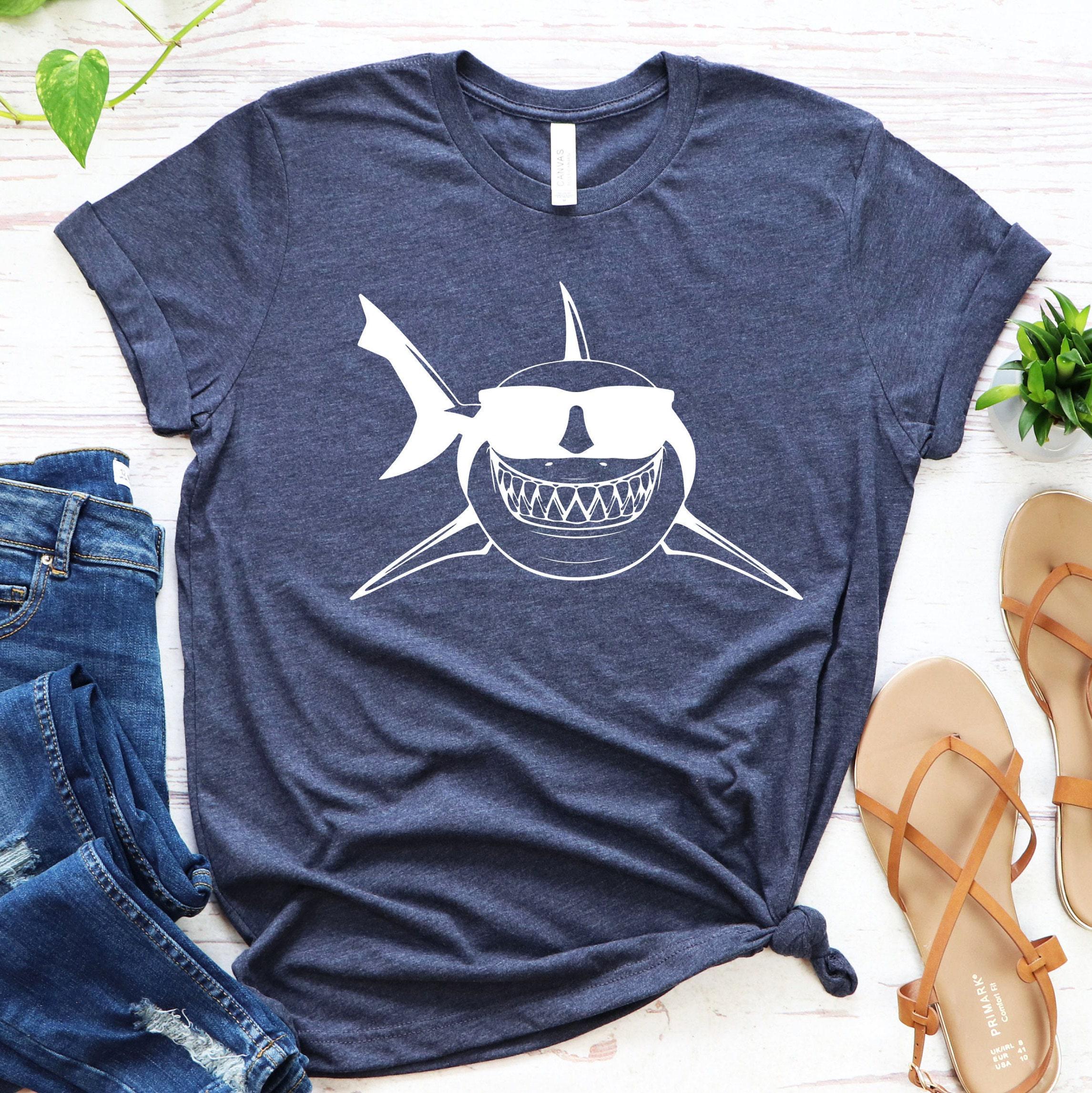 Funny Shark Sweatshirt | Shark With Sunglasses Hoodie, Trendy Gifts For Him, Animal Lover Gifts, Gifts For Son, Shark Shirt For Kids