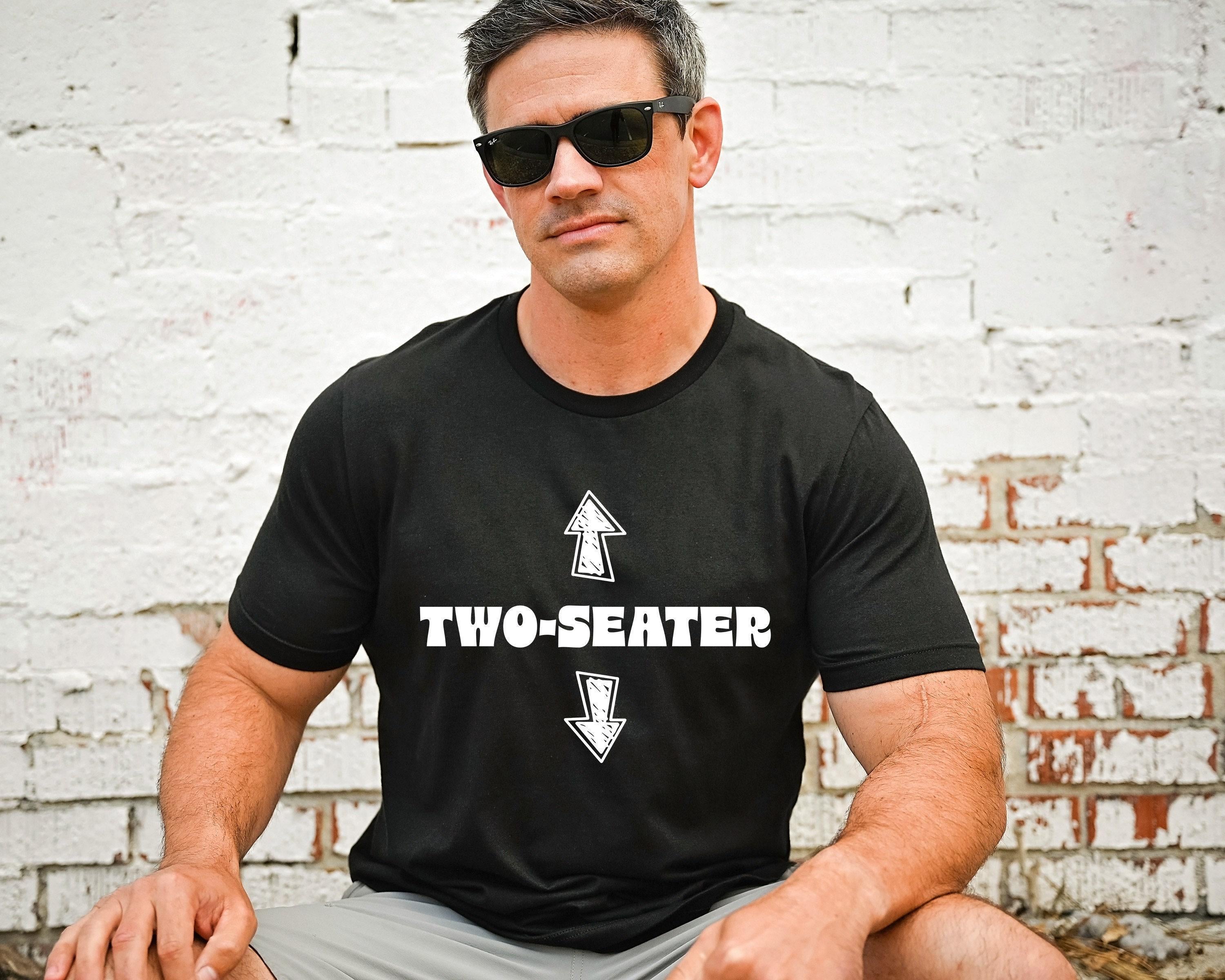 Funny Two Seater Hoodie for Men, Sarcastic Husband Gift, Dad Joke Hoodie