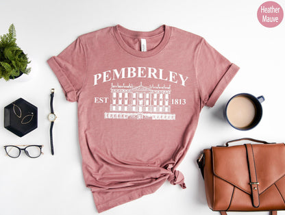 Pemberley Sweatshirt | Book Lover Gifts For Women, Best Friend Gift, Jane Austen Gifts, Reader Gifts, Book Lover Gift, Jane Austen Fan Tee