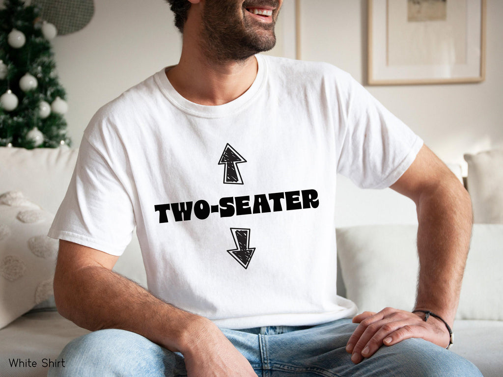 Funny Two Seater Hoodie for Men, Sarcastic Husband Gift, Dad Joke Hoodie