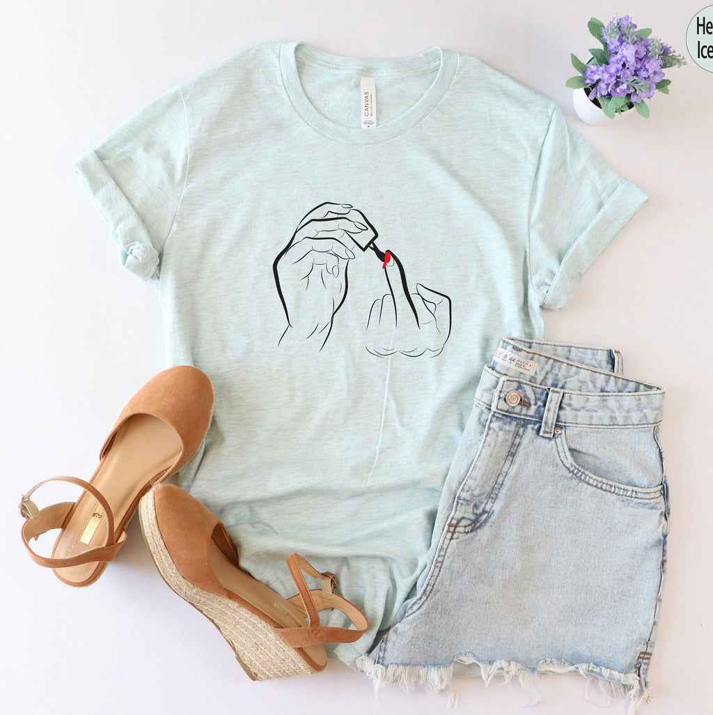 Women Middle Finger Shirt, Fck You Shirt, Fu*k You Shirt, Sarcastic Shirt, Attitude Shirt, Middle Finger Shirt, Sassy Shirt