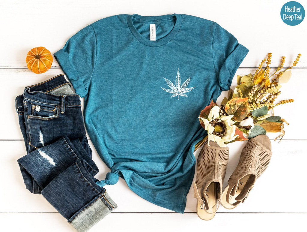 Plant Leaf Sweatshirts | 420 Gifts For Women, Weed Lover Gift, Cute Smoker Gifts, Gifts For Friends, Gifts For Girlfriend, Smoke Weed Shirt