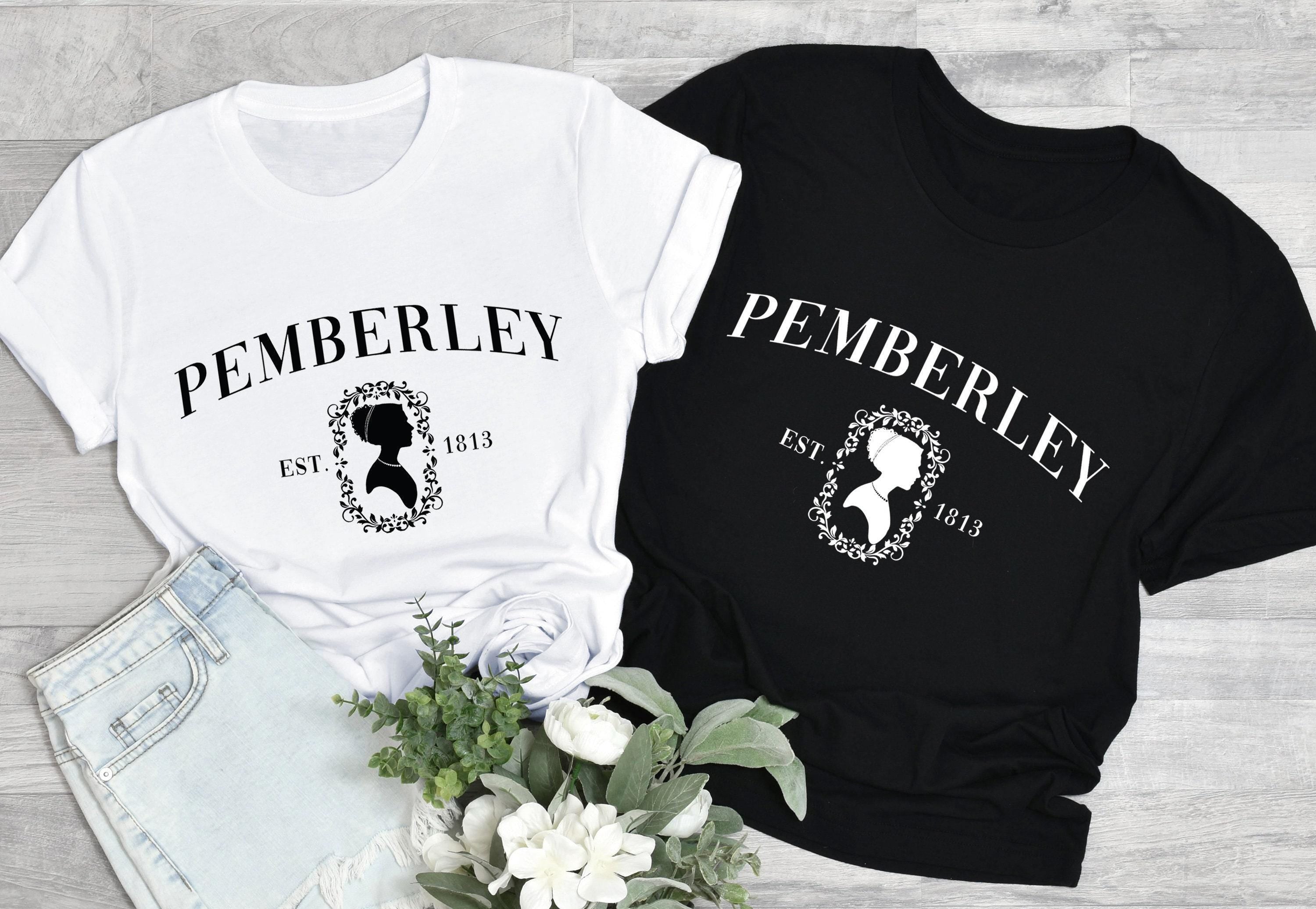 Pemberley Sweatshirt, Pride and Prejudice Sweatshirt, Literary Shirt, Jane Austen Shirt, Bookworm Hoodie, Book Lover Gif