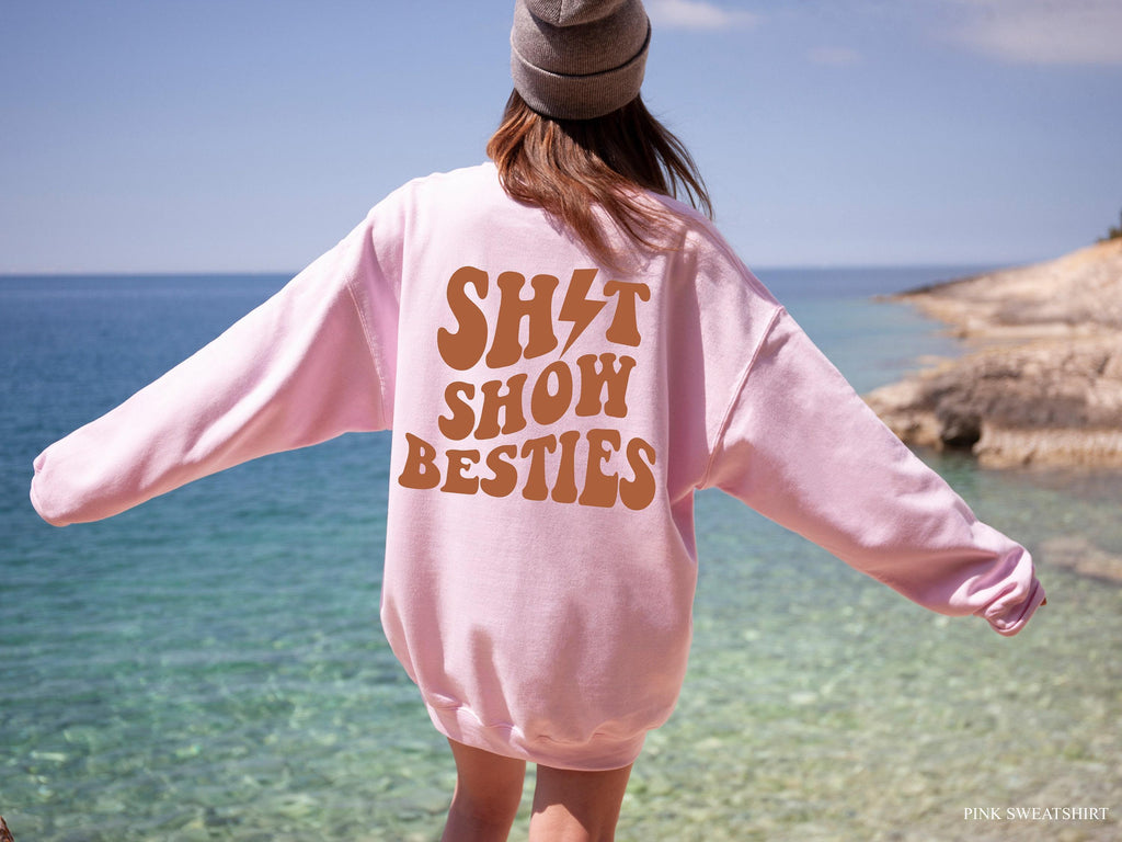Shit Show Hoodie | Matching Shirt Gift for Besties, Champagne Lover Gift, Celebration Drink T, Champagne Addict Tee, Bach Party Favors