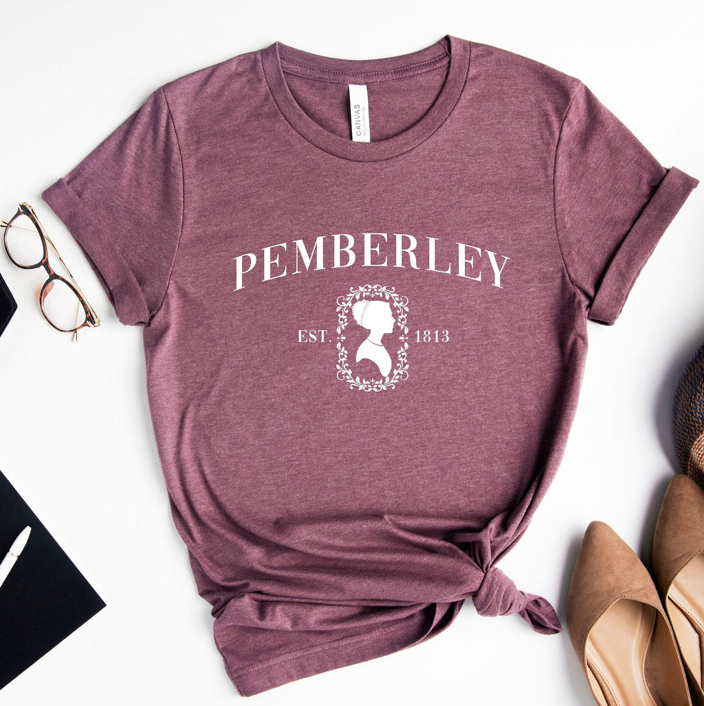 Pemberley Sweatshirt, Pride and Prejudice Sweatshirt, Literary Shirt, Jane Austen Shirt, Bookworm Hoodie, Book Lover Gifts For Women