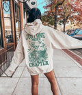 Just One More Chapter Hoodie, Flowery Skeleton Reader Sweatshirt For Book Lover, Aesthetic Reading T-Shirt, Gothic Gift For Reader
