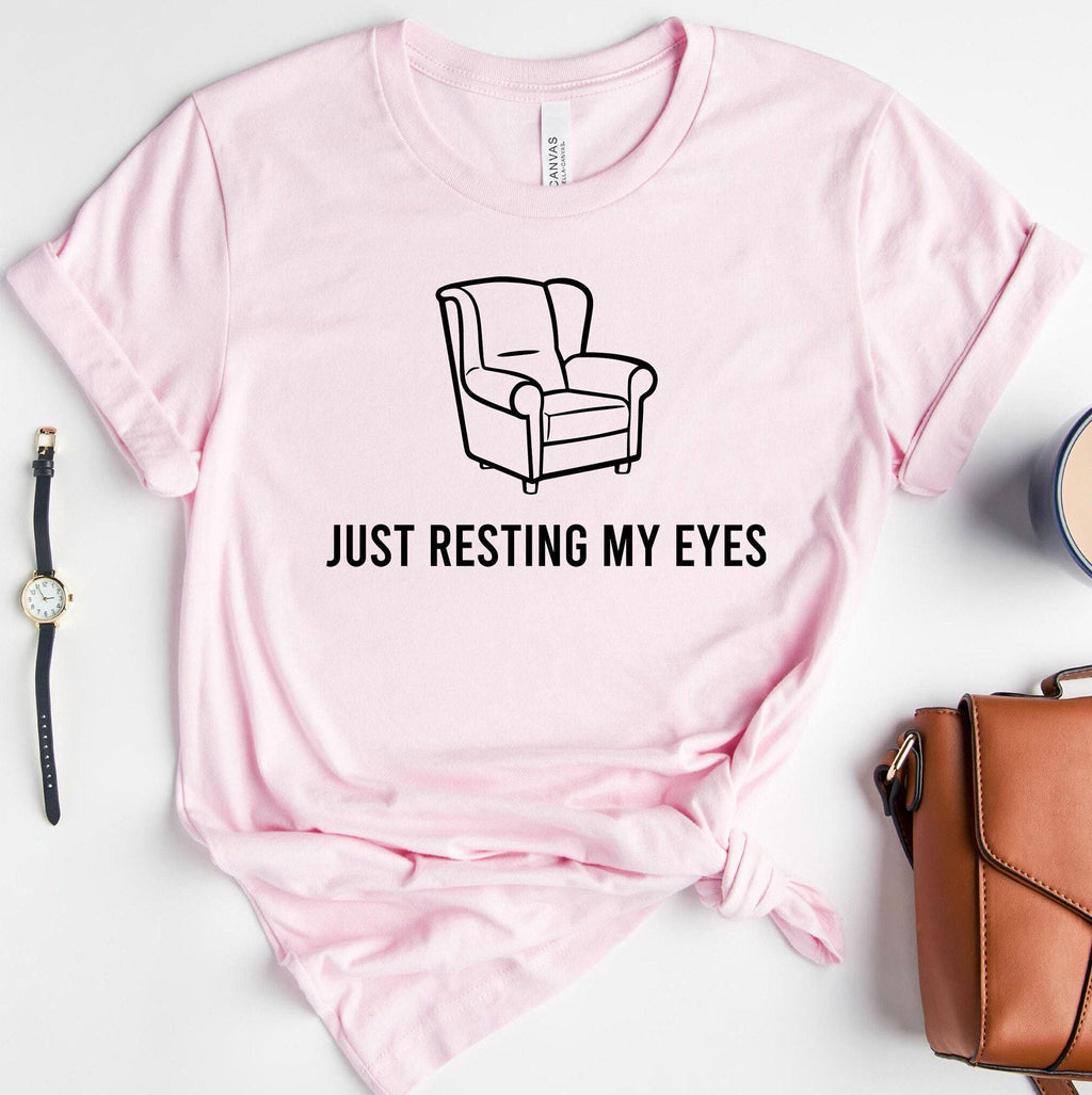 Just Resting My Eyes Shirt | Grandparent Gifts For Christmas, Funny Dad Gift, Gift From Daughter, Fathers Day Gifts, Funny Gifts For Men