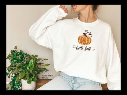 Hello Fall Shirt, Thanksgiving Shirt, Thankful Shirt, Thanksgiving Tee, Grateful Shirt, Fall Shirt, Fall Teacher Shirt,C6087